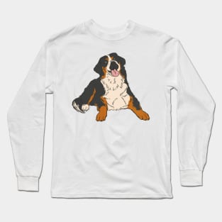 Bernersennen hund dog Long Sleeve T-Shirt